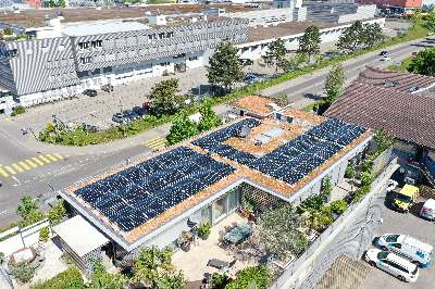 Gewerbebau, Photovoltaikanlage